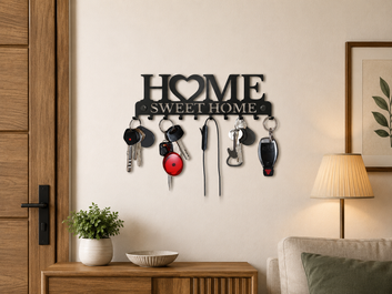 HOME SWEET HOME KEY HOLDER