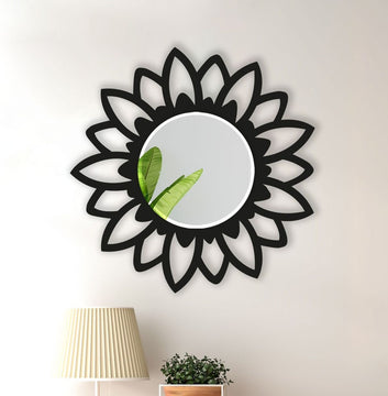 Modern Sunflower Wall Mirror